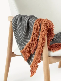 Westwing Collection Manta con punto espiga Agatha^ Mantas