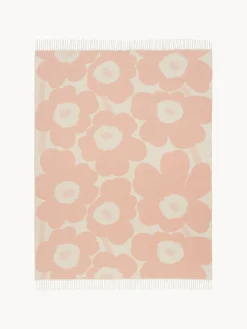 Marimekko Manta de algodón Unikko^ Mantas