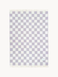 Maison Deux Manta de lana a cuadros Checkerboard