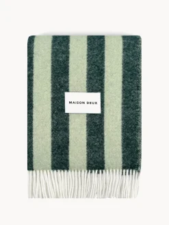 Maison Deux Manta de lana a rayas Candy Wrap