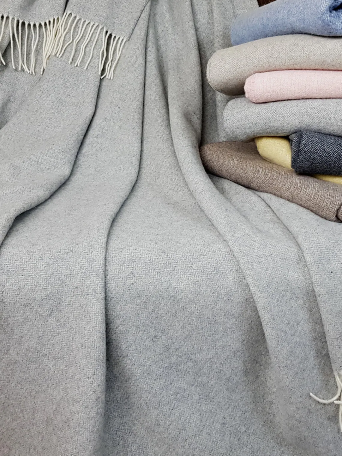 Manta de lana con cachemira Faro