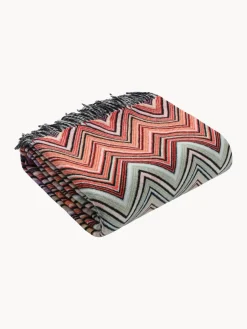 Missoni Manta de lana con flecos Perseo