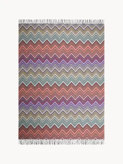 Missoni Manta de lana con flecos Perseo