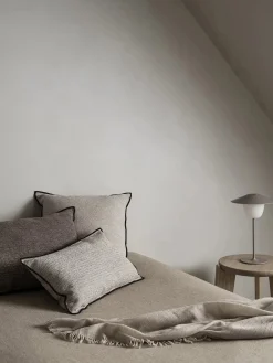 blomus Manta de lana merino Moonbeam