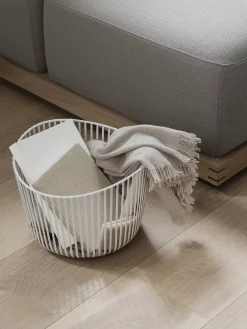 blomus Manta de lana merino Moonbeam