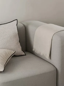 blomus Manta de lana merino Moonbeam