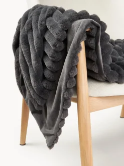 Westwing Collection Manta de piel sintética Lovey^ Mantas