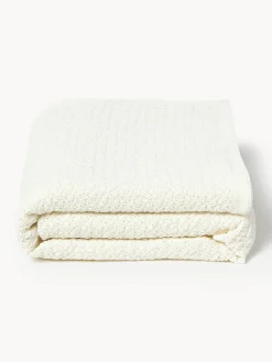 Westwing Collection Manta de punto mullida de chenilla Everly^ Mantas