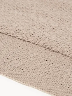 Westwing Collection Manta de punto mullida de chenilla Everly