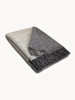 Manta doble cara de lana Reversible