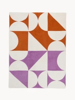 Noo.ma Manta Tul - terracota, crema y lila