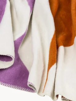 Noo.ma Manta Tul - terracota, crema y lila