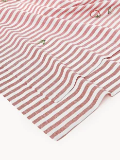 Westwing Collection Mantel a rayas con motivos bordados Melony^ Manteles|Manteles