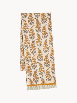 Bungalow Mantel artesanal con estampado floral Melon