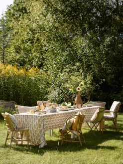 Bungalow Mantel artesanal con estampado floral Melon