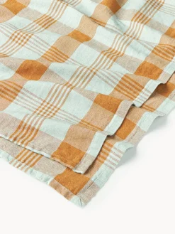 HKLIVING Mantel artesanal de lino Vida^ Manteles|Manteles