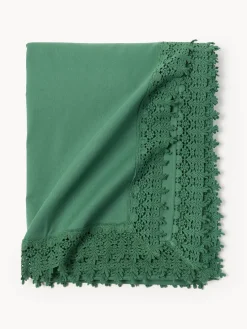 Westwing Collection Mantel con ribete de encaje Flavia^ Manteles|Manteles