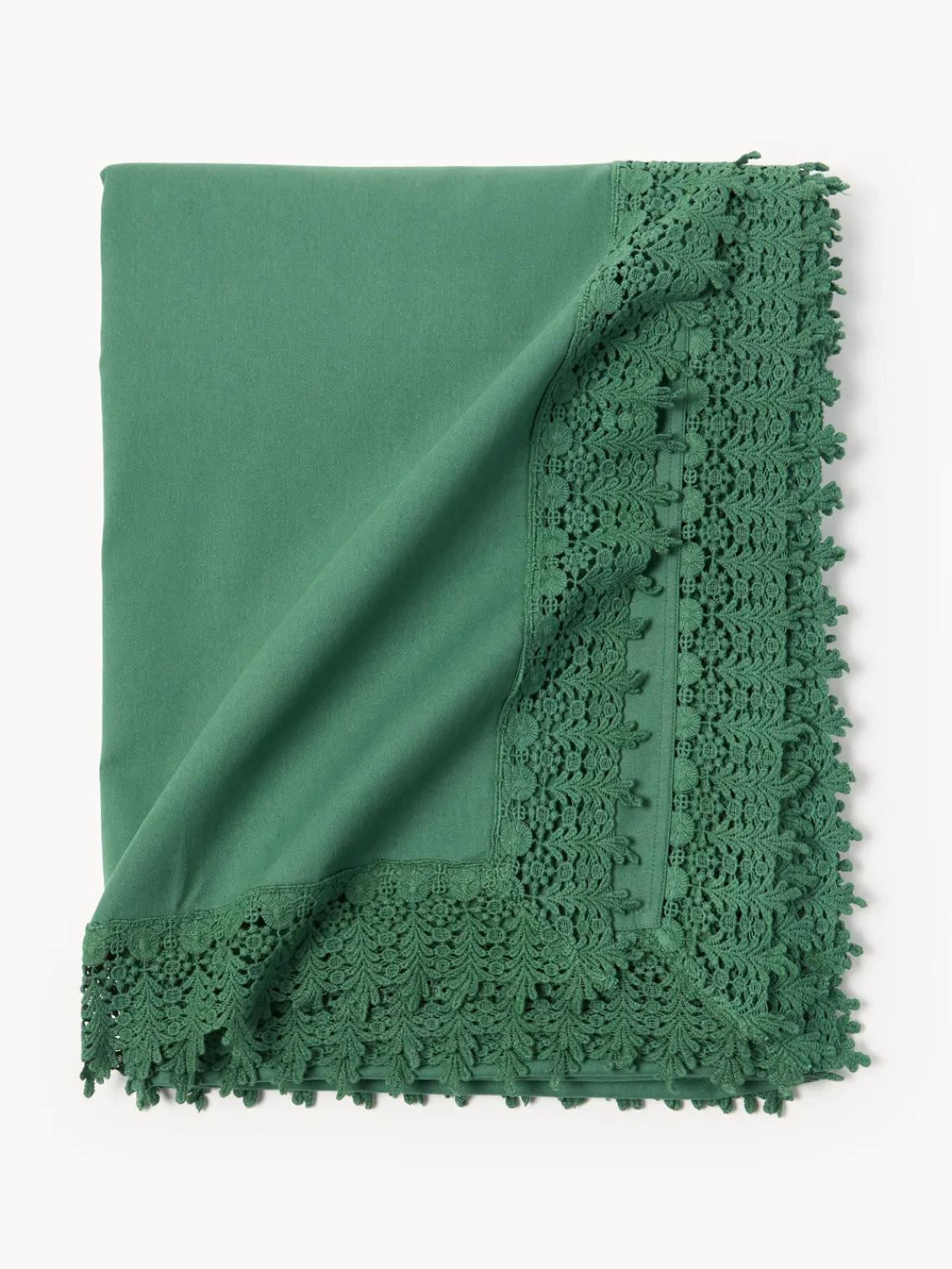 Westwing Collection Mantel con ribete de encaje Flavia^ Manteles|Manteles