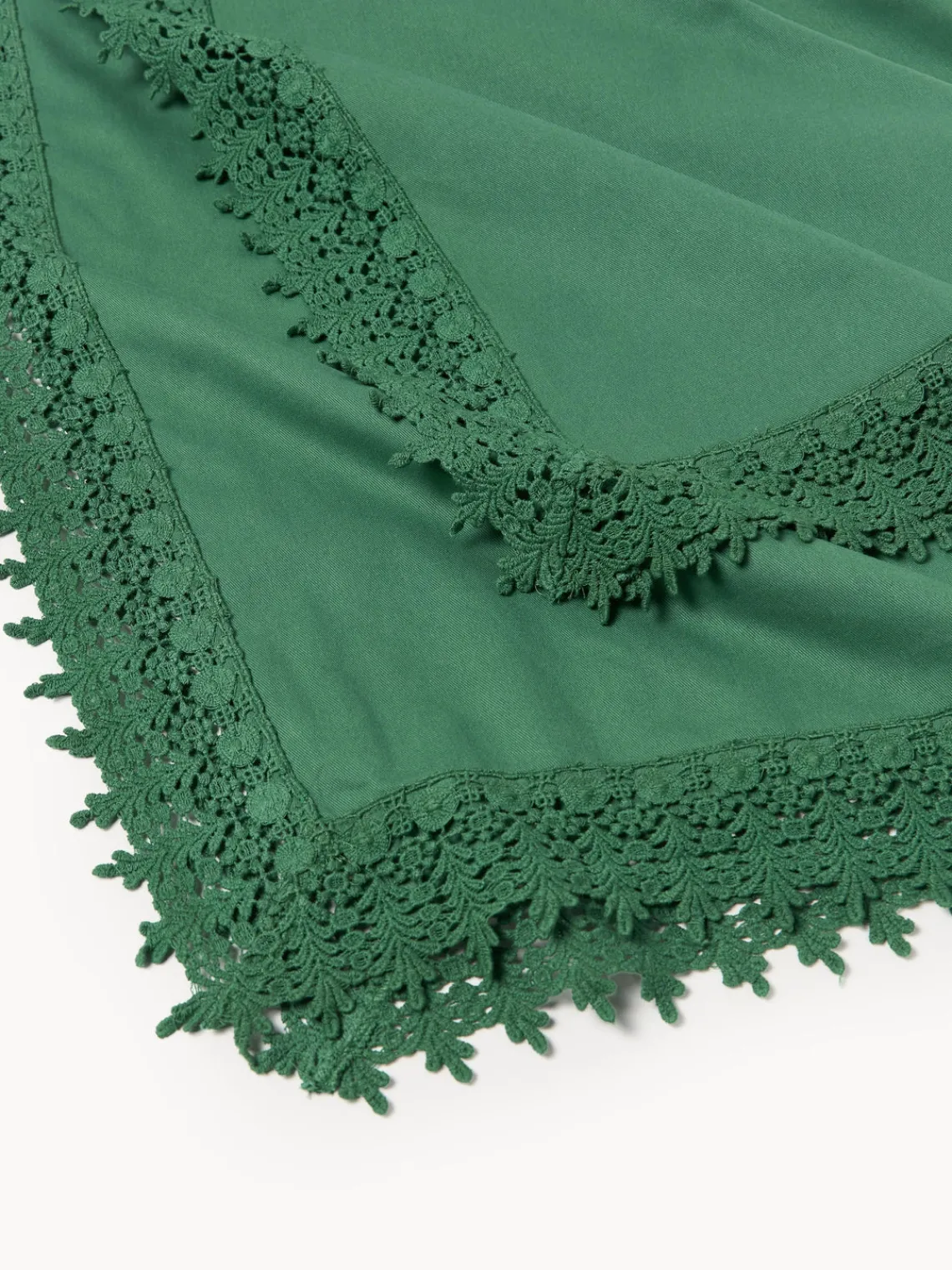 Westwing Collection Mantel con ribete de encaje Flavia^ Manteles|Manteles