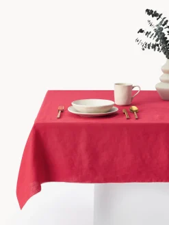 Westwing Collection Mantel de lino con ribete Kennedy^ Manteles|Manteles