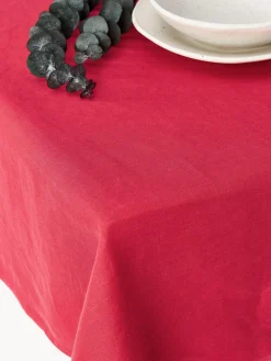 Westwing Collection Mantel de lino con ribete Kennedy^ Manteles|Manteles