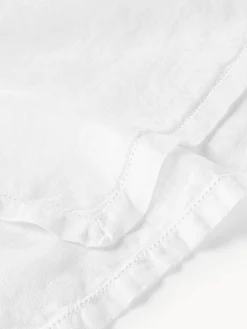 Westwing Collection Mantel de lino con vainica Larissa