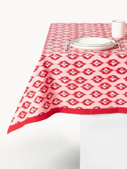 Les Ottomans Mantel individual pintado a mano de algodón Atahan^ Manteles|Manteles