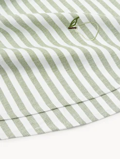 Westwing Collection Mantel redondo a rayas con motivos bordados Melony^ Manteles|Manteles