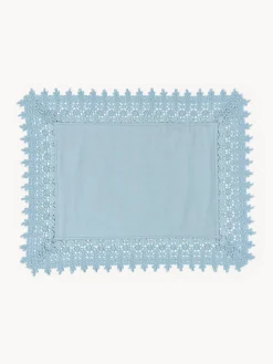 Westwing Collection Manteles individuales con ribete de encaje Flavia, 2 uds.^ Manteles Individuales|Manteles Individuales