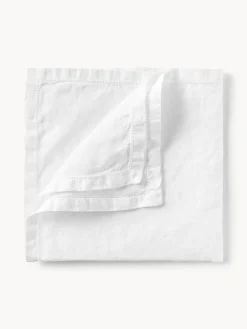 Westwing Collection Manteles individuales de lino con vainica Larissa, 2 uds.