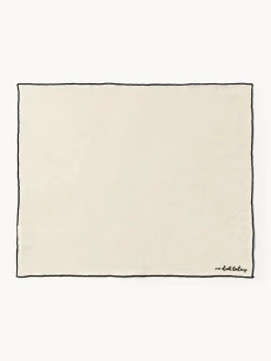 Westwing Collection Manteles individuales de lino con bordado Cosmo, 4 uds.^ Manteles Individuales|Manteles Individuales