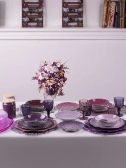 Villa D'Este Home Tivoli Manteles individuales Pannk, 4 uds.