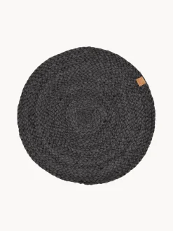 Södahl Manteles individuales redondos de yute Ash, 4 uds.^ Manteles Individuales|Manteles Individuales