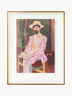 HKLIVING Marco artesanal Olive Artist