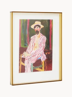 HKLIVING Marco artesanal Olive Artist