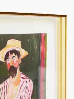 HKLIVING Marco artesanal Olive Artist