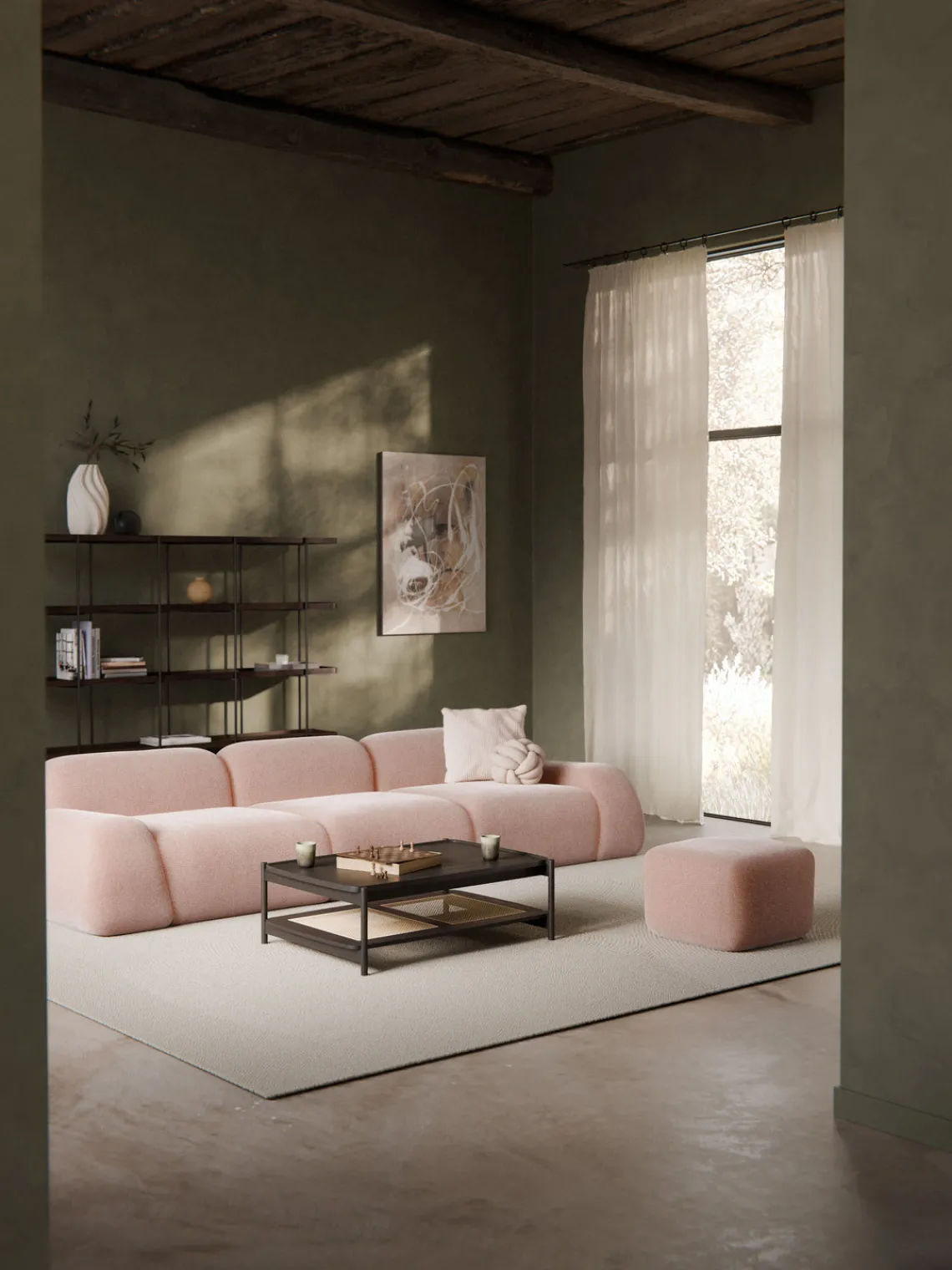 Westwing Collection Módulo central artesanal Wolke^ Sofás