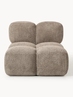 Westwing Collection Módulo central de borreguillo bouclé Tayla^ Sofás