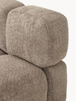 Westwing Collection Módulo central de borreguillo bouclé Tayla^ Sofás