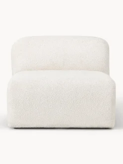 Westwing Collection Módulo central de borreguillo bouclé Wolke