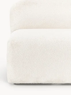 Westwing Collection Módulo central de borreguillo bouclé Wolke