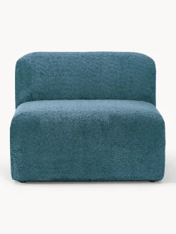 Westwing Collection Módulo central de borreguillo bouclé Wolke