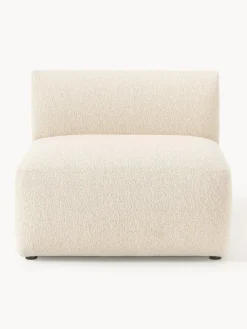 Westwing Collection Módulo central en tejido bouclé Sofia