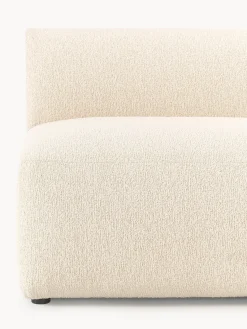 Westwing Collection Módulo central en tejido bouclé Sofia