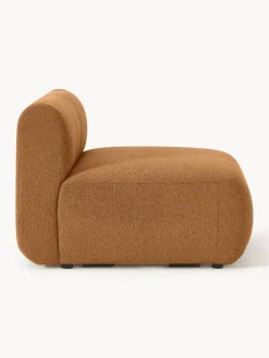 Westwing Collection Módulo central en tejido bouclé Sofia