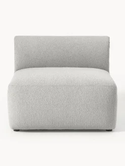 Westwing Collection Módulo central en tejido bouclé Sofia