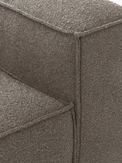 Westwing Collection Módulo central en tejido bouclé Lennon