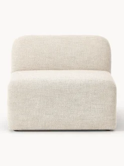 Westwing Collection Módulo central en tejido bouclé Wolke