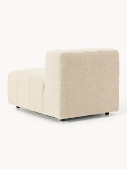 Westwing Collection Módulo central en tejido bouclé Lena