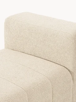 Westwing Collection Módulo central en tejido bouclé Lena